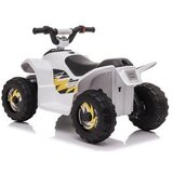 Lean_Toys Mini otroški štirikolesnik quad 6V bela lea | Shoptok.si