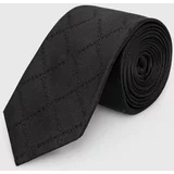 Calvin Klein Svilena kravata črna barva, K10K113145