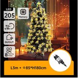 Aigostar LED spoljašnja božićna jelka 205xLED/6W/230V/8 funkcija 180cm IP44 topla bela | Eponuda.com