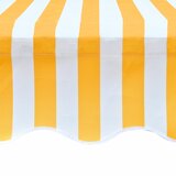 Platno za tendu narančasto-bijelo 4,5 x 3 m | Eponuda.com