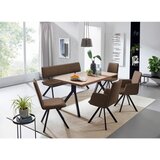 Cantus KLOP, kovina, tekstil črna, temno rjava | Shoptok.si