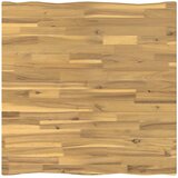  70 x 70 x 75 cm Čvrsto drvo akacije Bijela Četvrtasti | shoptok.hr
