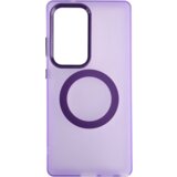 Silikonska futrola Magsafe FLURO COLOR Samsung S25 ULTRA LJUBIČASTA