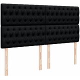  Krevet s oprugama i madracem crni 200x200 cm od tkanine | shoptok.hr