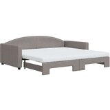  Izvlečna dnevna postelja z vzmetnicami taupe 100x200 cm blago, (20929888) | Shoptok.si