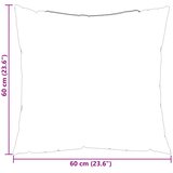  Jastučić za van Kockasto 4 pcs Sivi karirani 60 x 60 cm Tkanina | Eponuda.ba