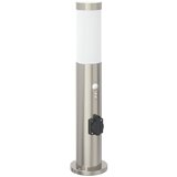  Stupić za zidne svjetiljke sa senzorom i utičnicom 3 kom 50 cm nehrđajući čelik IP44 | Eponuda.com
