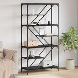  Polica Crni hrast 91 x 36 x 176 cm Konstruirano drvo | shoptok.hr