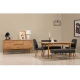 Hanah home vina bench 04 1053 atlantic pine anthracite (produžni trpezarijski sto, stolice i konzola (6 komada) Cene