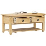  Stolić za kavu s ladicama Corona 100 x 48 x 45 cm od borovine | Eponuda.ba