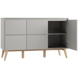Pinio Siva nizka otroška komoda 149x52,5 cm Swing – | Shoptok.si