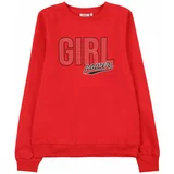Kids Only Sweater majica 'KOGREBA' trešnja crvena / crna / bijela