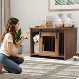 Domaro Drvena komoda sa kućicom za pse Braon | Eponuda.com