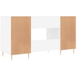  Radni stol bijeli 140 x 50 x 75 cm od konstruiranog drva | shoptok.hr