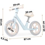 Nukido Light Flee bicikl bez pedala, plavo rozi | shoptok.hr