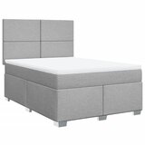  Krevet box spring s madracem svjetlosiva 160x200 cm tkanina | shoptok.hr