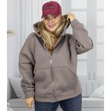 Pri Warm women's sweatshirt one-color basic with hood BROOKLYN | shoptok.hr