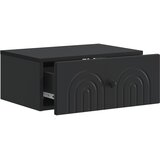  Noćni ormarić za montažu na zid 2 pcs Crna 49 x 34,5 x 20 cm | shoptok.hr