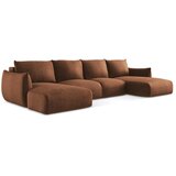 Makamii Sklopiva kutna garnitura boja terakote (u obliku slova "U") Leila – | shoptok.hr