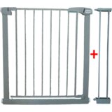  Zaštitna ograda za djecu S1 siva 79-94 cm | shoptok.hr