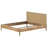 Vipack Zakonska postelja iz masivnega hrasta brez letvenega dna 180x200 cm v naravni barvi Olive Rope – | Shoptok.si