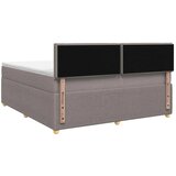  Boxspring krevet s madracem Sivosmeđa 180 x 200 cm Tkanina - Sivosmeđa 180 x 200 cm Dizajn linija | shoptok.hr