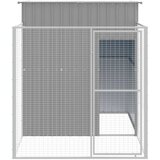  Kućica za pse s igralištem svjetlosiva 165x251x181 cm čelična | shoptok.hr