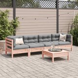  5-dijelni set vrtnih sofa s jastucima masivno drvo duglazije | Eponuda.ba