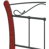 Posteljni okvir črn kovinski 90x200 cm, (20606120) | Shoptok.si