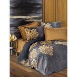  jadira - beige anthracitebeige satin double quilt cover set | ePonuda.com