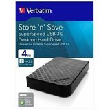 Verbatim 4TB 47685 3.5 eksterni Hard disk Crni eksterni hard disk Cene