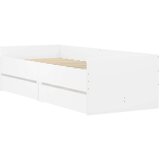  Okvir kreveta s ladicama bijeli 90 x 200 cm | shoptok.hr