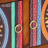  Ormar za cipele Šareni 90 x 35 x 40 cm Čvrsto drvo akacije | Eponuda.com