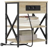  Noćni ormar s policom 2 pcs Sonoma hrast 41 x 31 x 51 cm | Eponuda.com