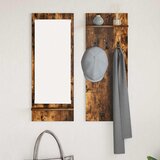  Vješalica za kapute na zidu Dimljeni hrast 70 x 10 x 90 cm | shoptok.hr