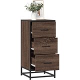 vidaXL Komoda boja hrasta 35,5x35x76 cm konstruirano drvo i metal Cijene