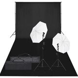 vidaXL Fotografska oprema sa setom svjetala i pozadinom | shoptok.hr
