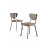 Hanah home set stolica (4 komada) arfe cappuccino white Cene