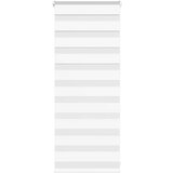 vidaXL Zebra senčilo bela 60x100 cm tkanina širina 55,9cm poliester | Shoptok.si