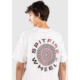 Spitfire Classic '87 Swirl Fade Fill T-shirt ash grey w / red & black Cene