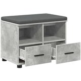  Haldna klop z blazino s predalom Betonsko siva 60 x 38 x 46 cm, (5000155678) | Shoptok.si