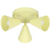 Candellux Lighting rumena stropna svetilka s kovinskim senčilom 34x34 cm amor | Shoptok.si