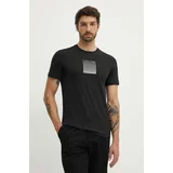 Calvin Klein Bombažna kratka majica moška, črna barva, K10K113107
