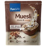 FUN&FIT musli čoko kakao 1kg Cene