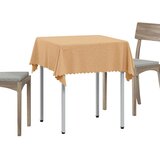  Tkanina za stol 5 kom. Pravokutni Bež 140 x 140 cm | shoptok.hr