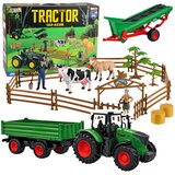  Set za kmetijstvo z vozili in figuricami kmeta - 45 elementov | Shoptok.si