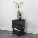Spinder Design Črna kovinska komoda 37x54,5 cm Joey – | Shoptok.si