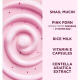 Eveline Cosmetics Pink Snail Glazed Skin Effect anti-age krema za posvjetljivanje 50 ml | shoptok.hr