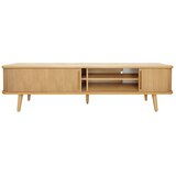 Woodman TV omarica v hrastovem dekorju v naravni barvi 178x50x40 cm Rove – | Shoptok.si