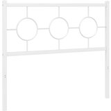  Metalno uzglavlje bijelo 100 cm | shoptok.hr